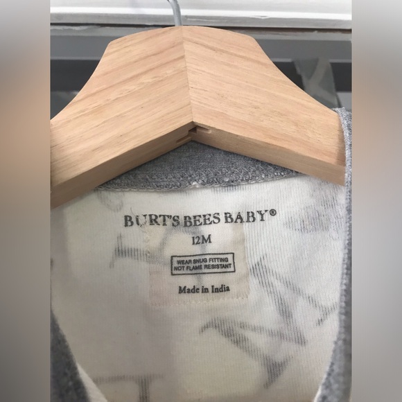 Burt Bees’ Baby size 12 months footie snug-fitting sleep and play in GUC - Picture 6 of 9